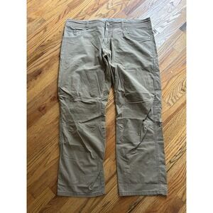 Kuhl Mens Revolvr Hiking Pants Brown Size 40x30 Vintage Patina Dye Outdoors Gorp